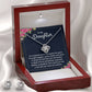 To My Daughter | Love Knot Earring & Necklace Set