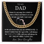 To My Dad | Cuban Link Chain (OREO + LUX BOX + LENGTH EXTENSION)
