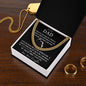 To My Dad | Cuban Link Chain (OREO + LUX BOX + LENGTH EXTENSION)