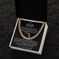 To My Dad | Cuban Link Chain (OREO + LUX BOX + LENGTH EXTENSION)