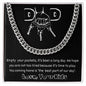 To My Dad Cuban Link Chain (OREO + LUX BOX + LENGTH EXTENSION)