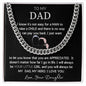 To My Dad | Cuban Link Chain (OREO + LUX BOX + LENGTH EXTENSION)