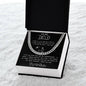 To My Dad Cuban Link Chain (OREO + LUX BOX + LENGTH EXTENSION)