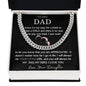 To My Dad | Cuban Link Chain (OREO + LUX BOX + LENGTH EXTENSION)