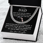 To My Dad | Cuban Link Chain (OREO + LUX BOX + LENGTH EXTENSION)