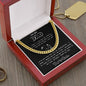 To My Dad Cuban Link Chain (OREO + LUX BOX + LENGTH EXTENSION)