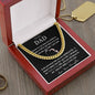 To My Dad | Cuban Link Chain (OREO + LUX BOX + LENGTH EXTENSION)