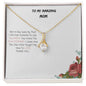 To MY Amazing Mom| Alluring Beauty Necklace (Yellow & White Gold Variants)