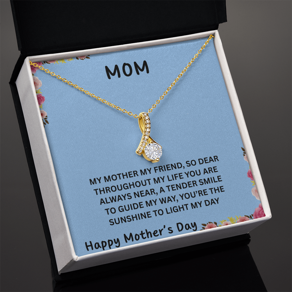 YOUR LOVE HAS SHAPED ME INTO WHO I AM TODAY/ ALLURING BEAUTY NECKLACE/W/ON DEMAND MESSAGE CARD