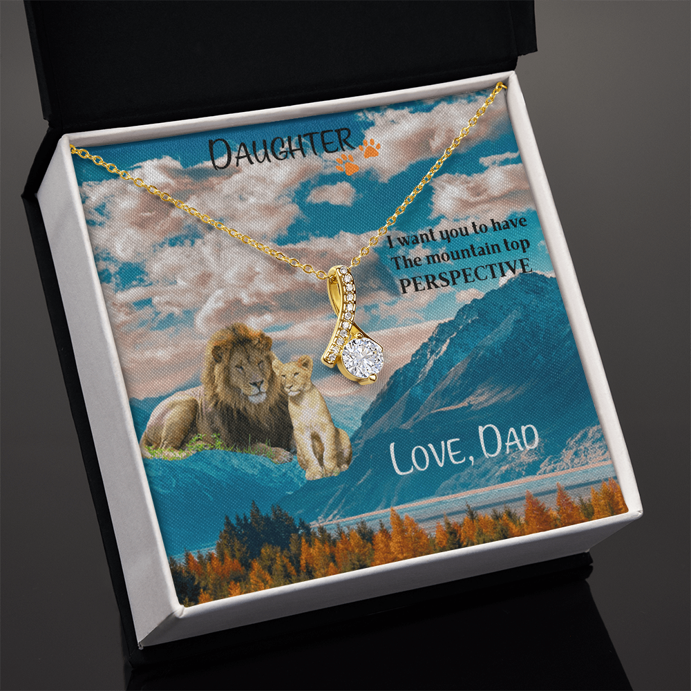 DAUGHTER, YOU ARE BEAUTIFUL INSIDE AND OUT/ ALLURING BEAUTY NECKLACE