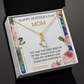 OUR LOVE IS LIKE A CIRCLE THAT HAS NO END. ALLURING BEAUTY NECKLACE
