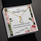 YOU'RE BEAUTIFUL INSIDE AND OUT/ALLURING BEAUTY NECKLACE WITH ON DEMAND MESSAGE CARD