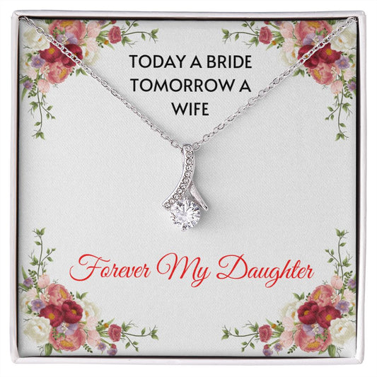 To My Daughter| Alluring Beauty Necklace (Yellow and White Gold Variant