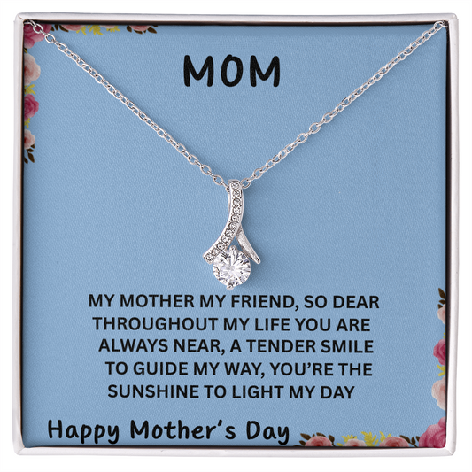 YOUR LOVE HAS SHAPED ME INTO WHO I AM TODAY/ ALLURING BEAUTY NECKLACE/W/ON DEMAND MESSAGE CARD