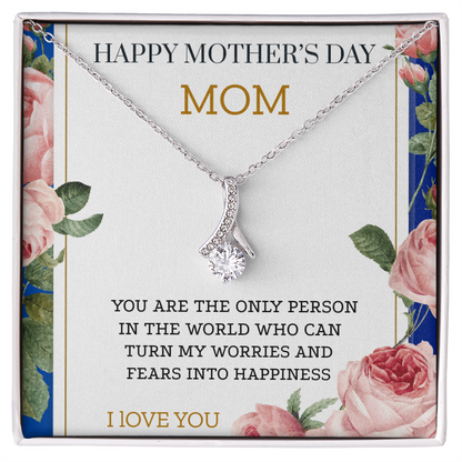 OUR LOVE IS LIKE A CIRCLE THAT HAS NO END. ALLURING BEAUTY NECKLACE