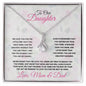 To My Daughter| Alluring Beauty Necklace