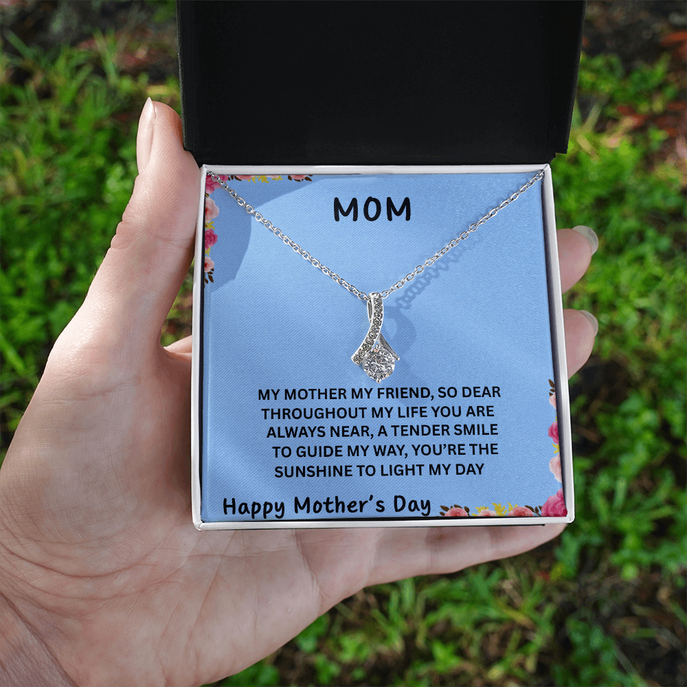 YOUR LOVE HAS SHAPED ME INTO WHO I AM TODAY/ ALLURING BEAUTY NECKLACE/W/ON DEMAND MESSAGE CARD