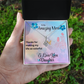 MOM ALWAYS ON MY MIND ALLURING BEAUTY NECKLACE/WITH ON DEMAND MESSAGE CARD