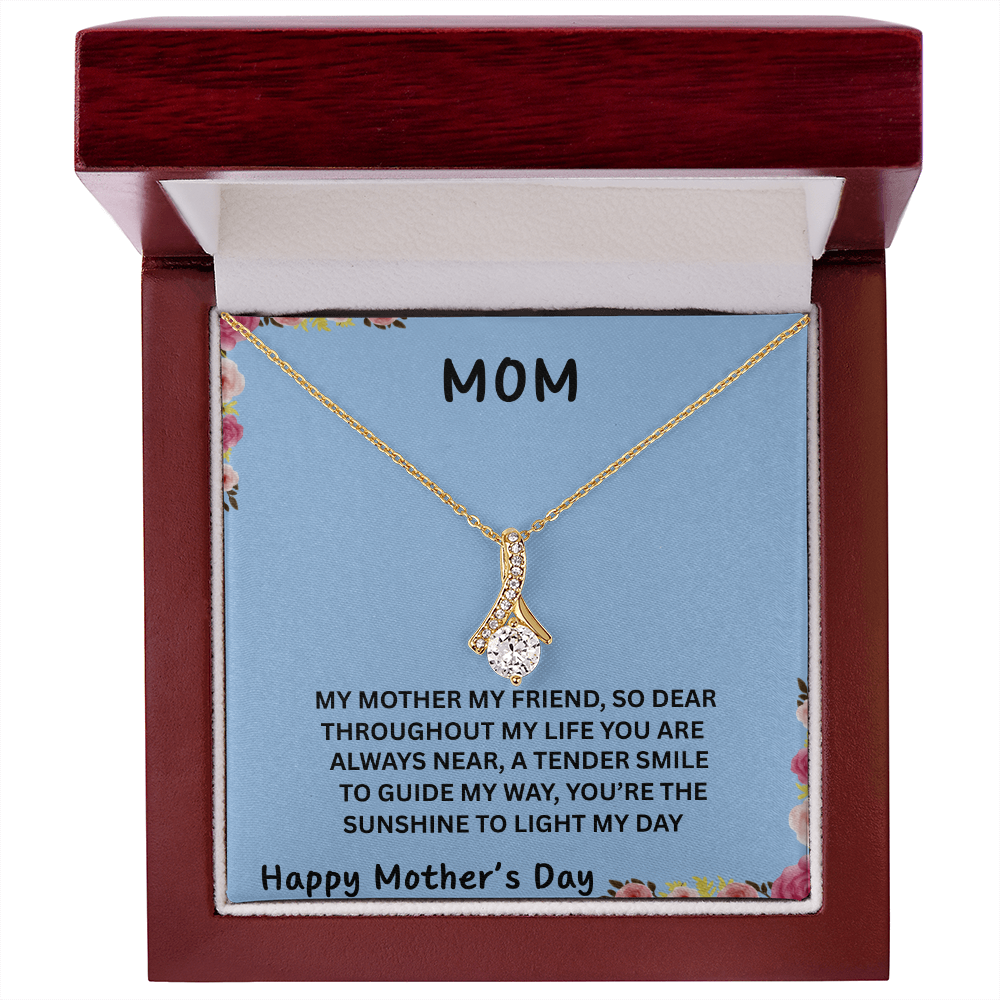 YOUR LOVE HAS SHAPED ME INTO WHO I AM TODAY/ ALLURING BEAUTY NECKLACE/W/ON DEMAND MESSAGE CARD