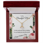 YOU'RE BEAUTIFUL INSIDE AND OUT/ALLURING BEAUTY NECKLACE WITH ON DEMAND MESSAGE CARD