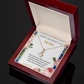 OUR LOVE IS LIKE A CIRCLE THAT HAS NO END. ALLURING BEAUTY NECKLACE