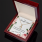 YOU'RE BEAUTIFUL INSIDE AND OUT/ALLURING BEAUTY NECKLACE WITH ON DEMAND MESSAGE CARD