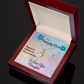 MOM ALWAYS ON MY MIND ALLURING BEAUTY NECKLACE/WITH ON DEMAND MESSAGE CARD