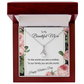 YOU'RE BEAUTIFUL INSIDE AND OUT/ALLURING BEAUTY NECKLACE WITH ON DEMAND MESSAGE CARD