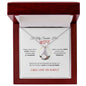 To My Smoking Hot Wife| Alluring Beauty Necklace (Yellow & White Gold Variants)