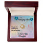 MOM YOU LIGHT UP MY LIFE/LOVE KNOT NECKLACE/W/ ON DEMAND MESSAGE CARD