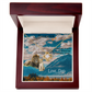 DAUGHTER YOU WILL CONQUER THIS MOUNTAIN/LOVE KNOT NECKLACE/ WITH ON DEMAND MESSAGE CARD