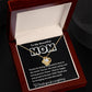 To My Beautiful Mom Love Knot Necklace/ w/On Demand Message Card