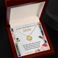 OUR BOND IS UNBREAKABLE JUST LIKE THIS KNOT LOVE KNOT NECKLACE W/ ON DEMAND MESSAGE CARD
