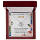 OUR BOND IS UNBREAKABLE JUST LIKE THIS KNOT LOVE KNOT NECKLACE W/ ON DEMAND MESSAGE CARD