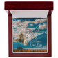DAUGHTER YOU WILL CONQUER THIS MOUNTAIN/LOVE KNOT NECKLACE/ WITH ON DEMAND MESSAGE CARD