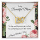 OUR HEARTS INTERLOCKS JUST LIKE THIS NECKLACE/ INTERLOCKING HEARTS NECKLACE