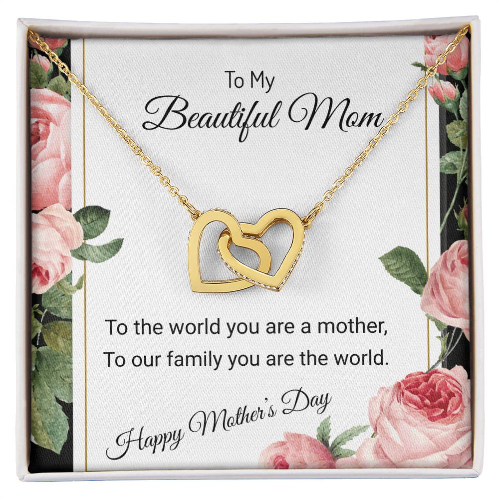 OUR HEARTS INTERLOCKS JUST LIKE THIS NECKLACE/ INTERLOCKING HEARTS NECKLACE