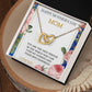 OUR HEARTS INTERLOCKS JUST LIKE THIS NECKLACE/ INTERLOCKING HEARTS NECKLACE