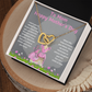 To My Mom Interlocking Hearts Necklace