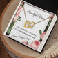 OUR HEARTS INTERLOCKS JUST LIKE THIS NECKLACE/ INTERLOCKING HEARTS NECKLACE
