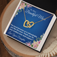 OUR HEARTS INTERLOCKS JUST LIKE THIS NECKLACE/ INTERLOCKING HEARTS NECKLACE