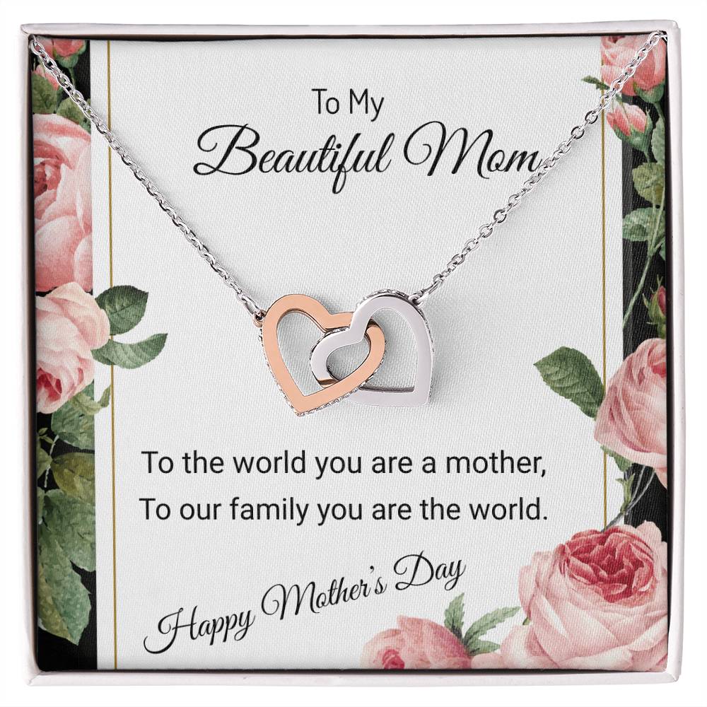 OUR HEARTS INTERLOCKS JUST LIKE THIS NECKLACE/ INTERLOCKING HEARTS NECKLACE