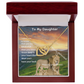 To My Daughter/ I Want You To Believe Deep In Your Heart/ Interlocking Hearts Necklace