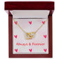 TO MY LOVE INTERLOCKING HEARTS NECKLACE