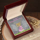 To My Mom Interlocking Hearts Necklace
