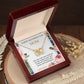 OUR HEARTS INTERLOCKS JUST LIKE THIS NECKLACE/ INTERLOCKING HEARTS NECKLACE