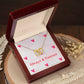 TO MY LOVE INTERLOCKING HEARTS NECKLACE
