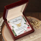 OUR HEARTS INTERLOCKS JUST LIKE THIS NECKLACE/ INTERLOCKING HEARTS NECKLACE