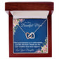 OUR HEARTS INTERLOCKS JUST LIKE THIS NECKLACE/ INTERLOCKING HEARTS NECKLACE
