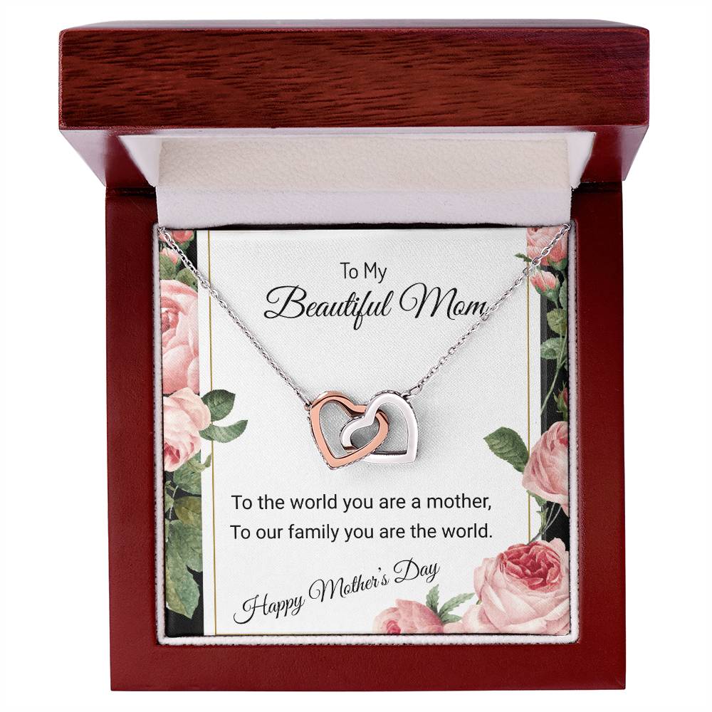 OUR HEARTS INTERLOCKS JUST LIKE THIS NECKLACE/ INTERLOCKING HEARTS NECKLACE